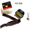 LED челник KX-309 с бяла и червена светлина USB Type-C - за риболов и къмпинг