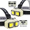 LED челник HX-816 със сензор и USB зареждане - за риболов и къмпинг
