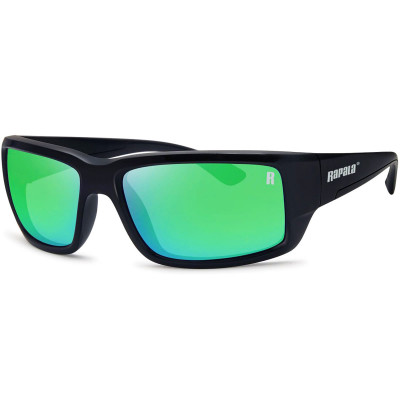Слънчеви поляризирани очила Rapala Sportsman's Amberjack Matte Black - Green Mirror, RA4520