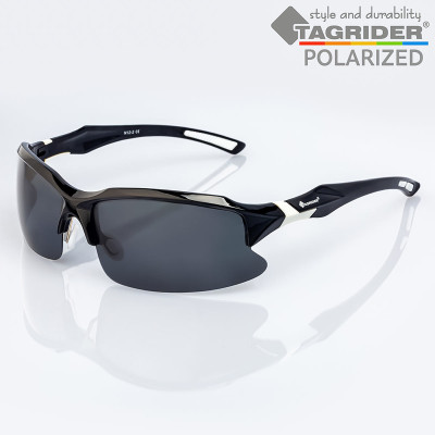 Спортни поляризирани очила TAGRIDER N12 - Сиви лещи, UV400