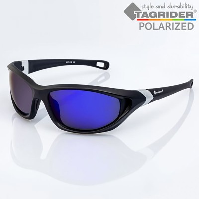 Поляризирани очила TAGRIDER N27 - Сини огледални лещи, UV400