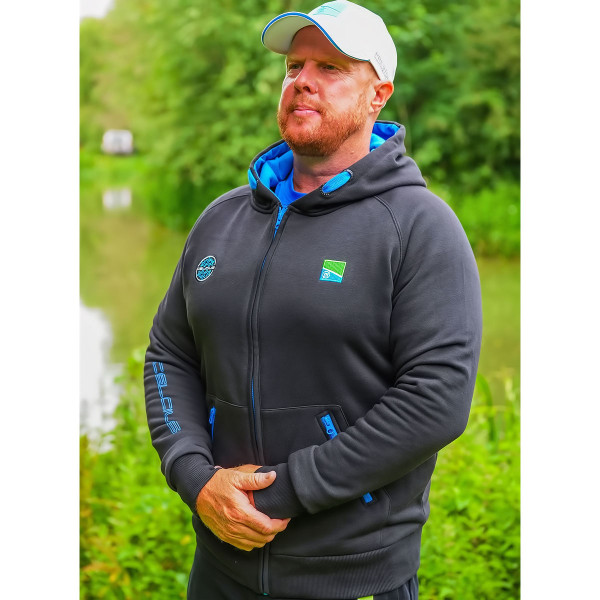 Суичър с цип и качулка Preston Celcius Hoodie — снимка 6