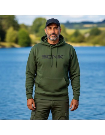 Суичър с качулка Sonik Hoody Green