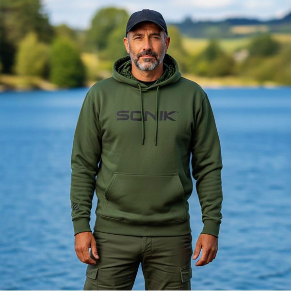 Суичър с качулка Sonik Hoody Green — снимка 1