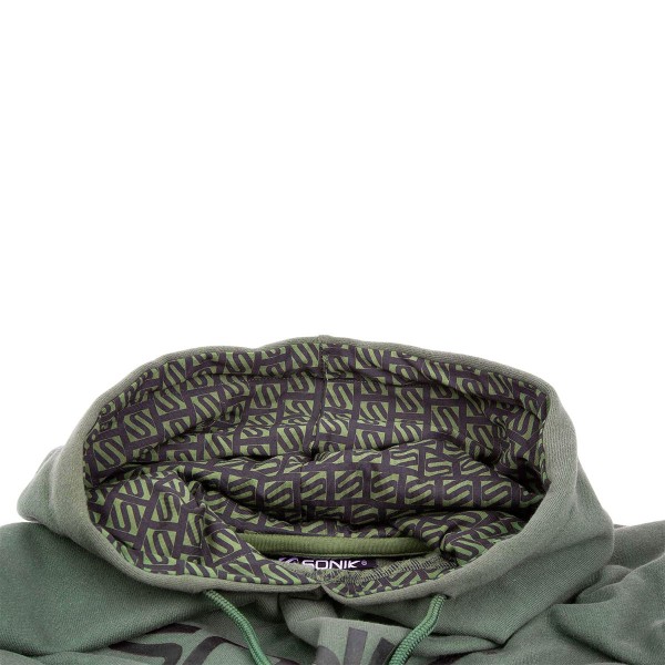Суичър с качулка Sonik Hoody Green — снимка 5