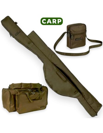 Шаранджийски сет – калъф, сак и чантичка Fox Voyager Carp