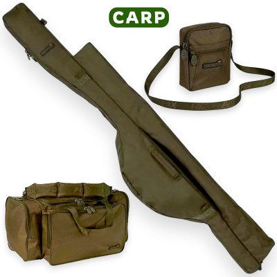 Шаранджийски сет – калъф, сак и чантичка Fox Voyager Carp