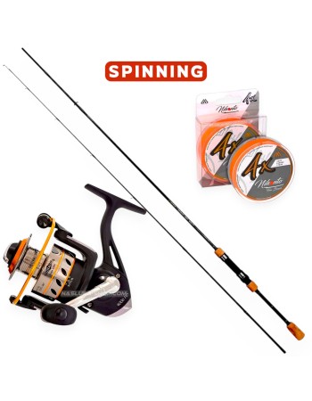 Спининг комплект за Костур и Щука Mikado Predator Spin Combo 2.40 м, 5-25 г, 3006FD