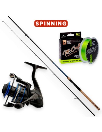 Комплект за лайт спининг Mikado Trython Lite Spin 2.10 м, 5-20 г, 2004 FD
