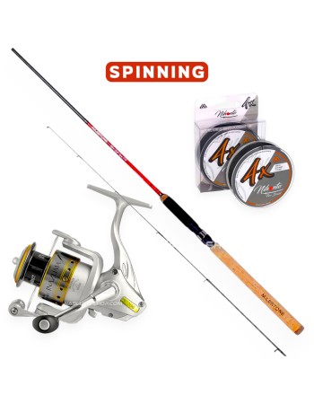 Ултралайт спининг сет Mikado UL Tactic Spin 2.30 м, 1-9 г, 2006FD