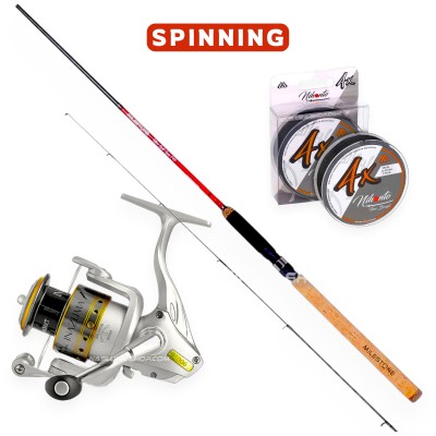 Ултралайт спининг сет Mikado UL Tactic Spin 2.30 м, 1-9 г, 2006FD