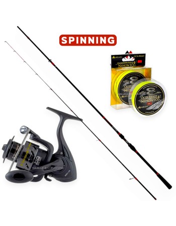 Спининг комплект за бяла риба Mikado Zander Expert CMB 2.40 м, 10-40 г, 3004 FD