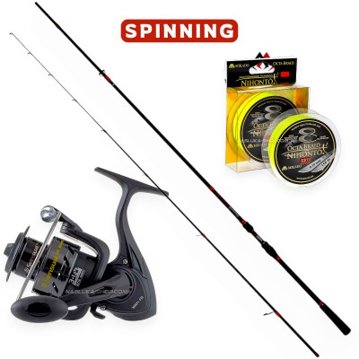 Спининг комплект за бяла риба Mikado Zander Expert CMB 2.40 м, 10-40 г, 3004 FD