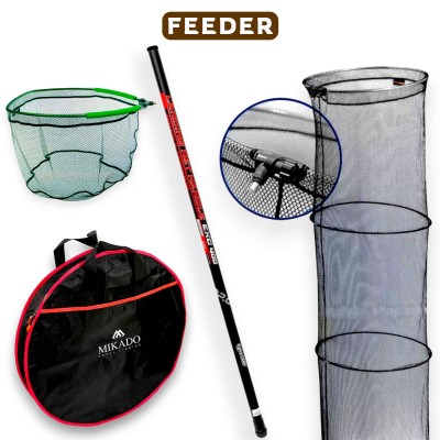 Кеп, живарник и калъф Nasluka Match-Feeder Combo