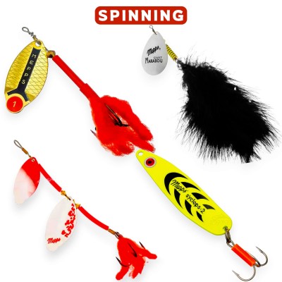 Комплект от 4 блесни за трофейни щуки Personal Best Pike Spinners & Spoons 1