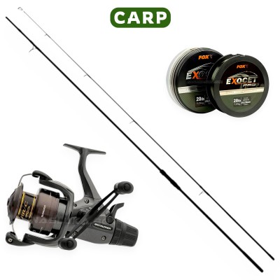 Шаранджийски премиум сет Shimano-Fox Carp 3.66 м, 3.5+lb/DL6000RB