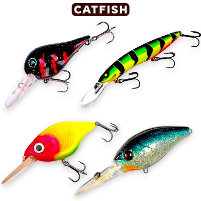Сет дълбокогазещи воблери за сом Target Catfish Wobblers 1