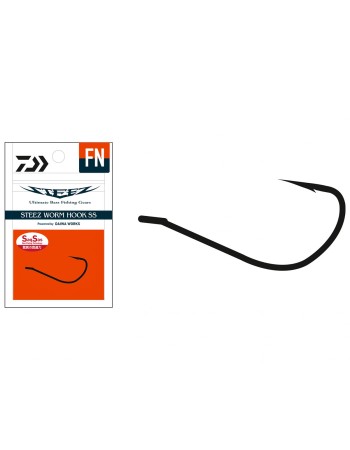 Офсетни куки Daiwa Steez Worm SS, FN