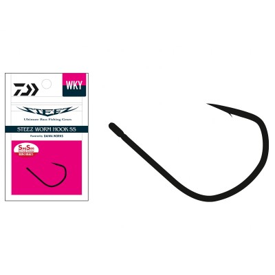 Офсетни куки Daiwa Steez Worm SS, WKY