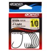 Owner J-Light Worm Hook 5109, цвят черен никел - куки за спининг риболов