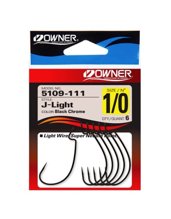 Офсетни куки Owner J-Light Worm Hook, 5109