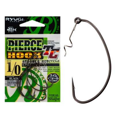 Офсетни куки със спирала Ryugi Pierce Hook TC, HPH061