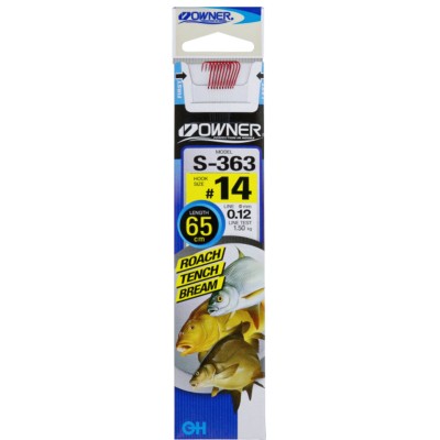 Вързани куки Owner Chika Red S-363, 10 бр.