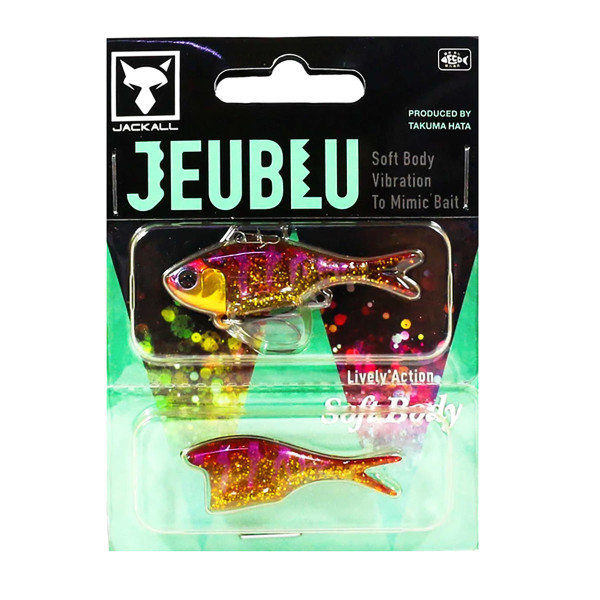 Силиконова вайб примамка Jackall Jeublu 52 мм, 6.4 г, Pink Akakin Gill — снимка 2