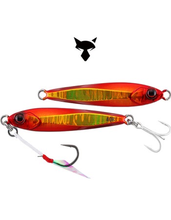 Морски джиг Jackall Big Backer Jig, 47 мм, 15 г, цвят Red & Gold Magma Wave HL
