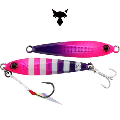 Морски джиг Jackall Big Backer Jig, 42 мм, 10 г, цвят Glow Pink & Purple Lens HL