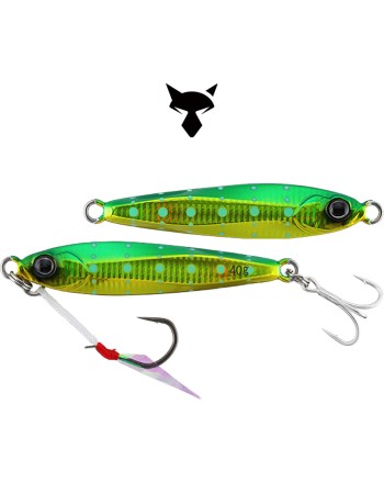 Морски джиг Jackall Big Backer Jig, 54 мм, 20 г, цвят Gurikin / Glow Dot