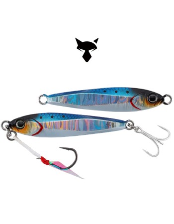 Морски джиг Jackall Big Backer Jig, 47 мм, 15 г, цвят Iwashi / Magma Wave HL