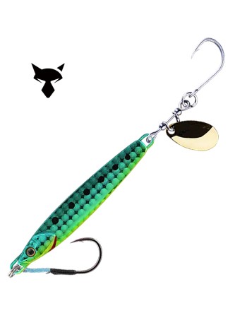 Морски джиг Jackall Big Backer RushBlade, 20 г, цвят Chartreuse Belly Iwashi