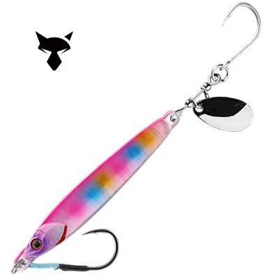 Морски джиг Jackall Big Backer RushBlade, 20 г, цвят Pink Back Candy