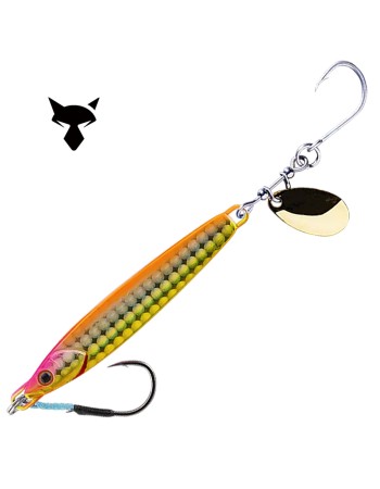 Морски джиг Jackall Big Backer RushBlade, 20 г, цвят Surf Orange Gold