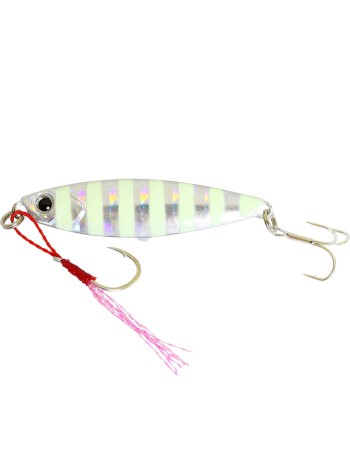 Морски джиг Major Craft Jigpara Micro JPM, цвят 7 Zebra Glow