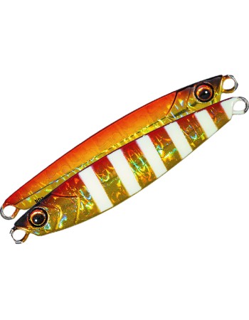 Морски джиг Major Craft Jigpara Short JPS, цвят 64 2Ton Red Gold Zebra