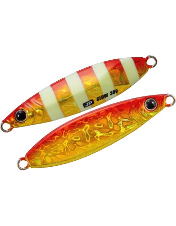 Морски джиг Major Craft Jigpara Slow, цвят Red Gold Zebra