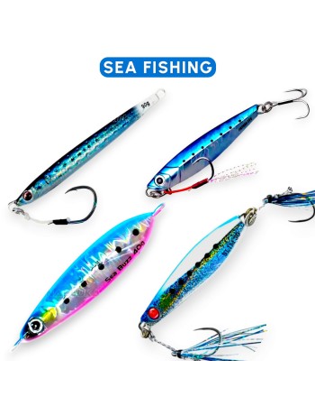 Комплект джиг-пилкери за морски риболов Blue Sardine, 4 бр.