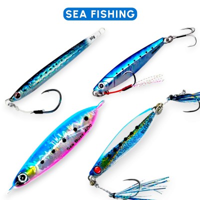 Комплект джиг-пилкери за морски риболов Blue Sardine, 4 бр.