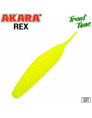 Силиконови примамки Akara Trout Time Rex, 2", 50 мм, Cheese, цвят 04Y, 10 бр.