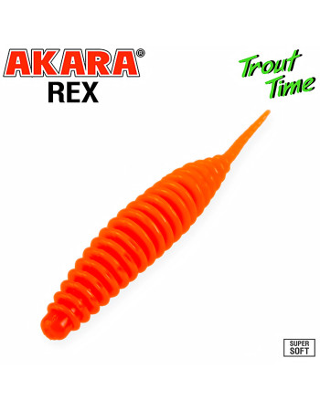 Силиконови примамки Akara Trout Time Rex, 2", 50 мм, Cheese, цвят 100, 10 бр.