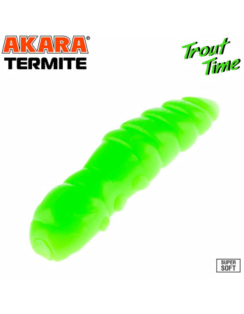 Силиконови примамки Akara Trout Time Termite, 1.5", 40 мм, Cheese, цвят 452, 10 бр.