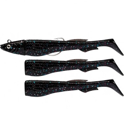 Сет от 3 бр. силиконови примамки и джиг глава Berkley Powerbait Power Sardine, 12 см, 20 г, Night Sky