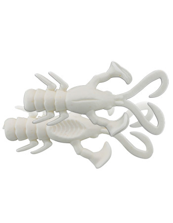 Силиконови примамки Jackall Baby Dragon 2", 50 мм, 6 бр. - Glow In The Dark Eraser