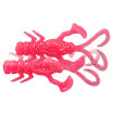 Jackall Baby Dragon цвят glow pink silver flake - силиконова примамка за морски риболов