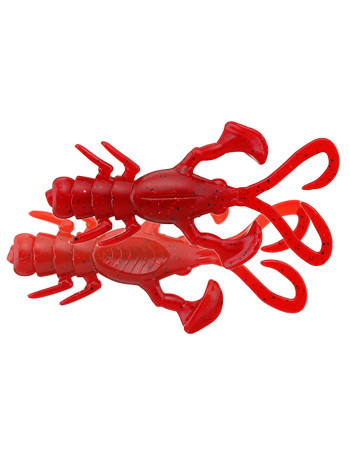 Силиконови примамки Jackall Baby Dragon 2", 50 мм, 6 бр. - Red Pepper Red Flake