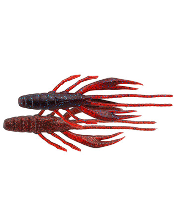 Силиконови примамки Jackall Waver Shrimp 2.8", 71 мм, 6 бр. - Blood Impact