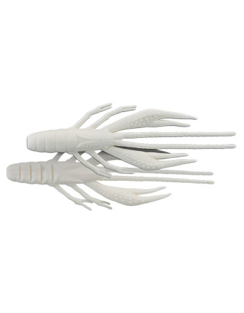 Силиконови примамки Jackall Waver Shrimp 2.8", 71 мм, 6 бр. - Glow In The Dark Eraser