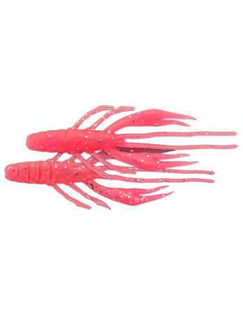 Силиконови примамки Jackall Waver Shrimp 2.8", 71 мм, 6 бр. - Pink Silver Flake